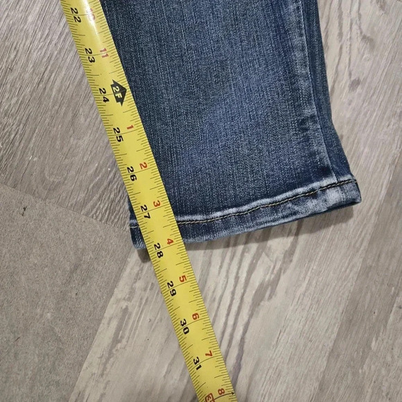 Maurices Everflex Highrise Women's Jeans Sz 18 Skinny Ankle Dark Wash Plus Size - Picture 13 of 13